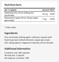 Z- Balance - Zinek 50mg + Cooper 5mg - 180 Vegan Kapsle - 6 měsíců Dodávka - Zinek pikolante a Cooper glukonan dodatek pro zdravé vlasy, kůži a nehty - podle Apollo Hegemonie