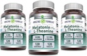 Úžasné efekty melatonin 10 Mg Plus L- Theanine 5.5 Mg dodatek 124; 120 Tablety 124; Non- GMO 124; gluten zdarma 124; Vyrobeno v USA 124; Balení 3
