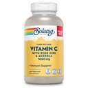 SOLARAY Vitamin C 1000mg Časované uvolňování Kapsle s Rose HIPS & Acerola Bioflavonoidy, Two-Stage pro vysokou absorpci & All Day Imunitation Support, 60 Day Garance, 275 Servings, 275 VegCaps
