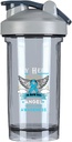 Můj hrdina je nyní můj Angel Prostate Cancer Awarency 18 Ounce Shaker Lahve Drink Mixer Leak- proof Pre Workout Protein Shakes Strava Náhrada třese láhve 500ML / 18 Oz Gray