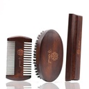 Beard Grooming Kit pro muže - European Vintage Style w / Beard Comb, Beard Brush, Beard Bar - Zaměření na mužskou péči o vousy, zvládání vousů mužů po celém světě