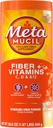 Metamucil Sparkling Fiber Dodatek + Vitamíny, Plant based Psyllium Husk Powder with Vitamíny C, D & B12, Denní Fiber dodatek pro stravovací zdraví, Citrus ochucené, Sugar- Free, 90 Služebné