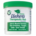 Unkers Terapeutické Rub pro společné bolesti, Sore svalů, Burn Cream, nebo uklidnit kašel 13,5 unce