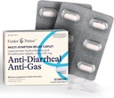 Foster & Thrive Loperamid Hydrochlorid a Simethicone Anti- Diarrheal Anti- Gas Multi- Symptom Relief, 48 Caplet, Léčba průjem, plyn, Bloating, křeče & tlak, 12 Caplet (balení po 4)