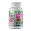 Viteey 11 v 1 Imunitní Supplement - imunitní obrana s vitamínem D3, B6, Echinacea, Kurkuma, Rose- HIPS, Selen, BioPerine, Ginger, Elderberry Vitamin C a zink - 60 Počet