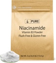 Čisté původní ingredience Niacinamid 4oz Flush-Free, gluten-Free