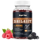 Shilajit Gummies 1000mg - Shilajit Pure Himalayan Organic for Men & Women 85 + Trace Minerals Shilajit Resin with Ashwagandha, Maca, Black Seed Oil - Energy, Brain, Imunity, Cukr zdarma Raspberry 60ct