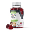 Viteey Prebiotic Kids Fiber for Contribution Relief, Digestive Health Regularity Support, Natural Weight Support - Fiber 4g, Zero Sugar Added, Vegan, Gluten Free - Chutné žvýkací ovoce ochucené Gummy