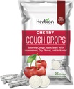 HERBION Naturals Kašel Kašel s přírodní třešňovou příchutí, Dietní dodatek, uklidní kašel, pro dospělé a děti nad 6 let, 25 kapek, žádný umělý příchuť, balení po 1