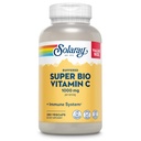 Solaray Super Bio Buffered Vitamin C 1000mg, Two-Stage, Časované uvolnění Vitamin C s bioflavonoidy, Imunitní Supplement - Vysoká absorpce, Vegan, 60 denní záruka, 180 Služební, 360 VegCaps 140