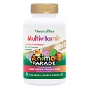 Natures Plus Animal Parade Gold Children 's Multivitamin - 120 Animal- Shaped Chewable Tablety - Asried Cherry, Orange & Grape Flavors - Vegan, Gluten Free - 60 Celkem