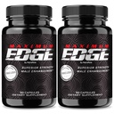 (2 Pack) Maximální hrana mužské pilulky - Maximální hrana kapsle pro muže, Kompletní denní Formule pro celkové Wellness a špičkový výkon, Maximum Edge Advanced Dietní dodatek, Recenze (120 Kapsle)