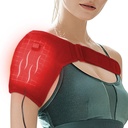 Shoulder-Heating-Pad-Heated-Wrap - 3 Tepelné úrovně Topení Pad pro rameno bolest pro muže ženy zmrazené rameno bolest Relief- červená