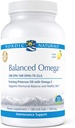 Nordic Naturals Pro Balanced Omega - Fish Oil and Evening Primrose Oil, 240 mg EPA, 160 mg DHA, 76 mg GLA, podporuje hormonální rovnováhu a zdravou pleť *, 180 Soft Gels