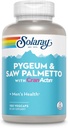 Solaray Pygeum a Saw Palmetto s Cranactin dodatek, 180 Počet
