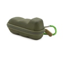 CASEMATIX Forest Green Travel Case sedí Asthma Inhaler, Zahrnuje pouze případ