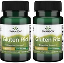 Swanson Gluten Rid se 100 mg 100 mg 100 Veg Caps (2 balení)