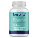 BETVITE Cognizin Citicolin 500mg (60 Vegetariánských kapslí) - Klinicky studované Premium Choline Nootrope - No Stearates - Vegan - Non GMO - Gluten Free - Mozkové doplňky pro paměť a soustředění