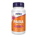 Nyní doplňky, PABA (Para- aminobenzoová kyselina) 500 mg, B- Complex Family, 100 tobolek
