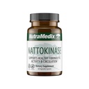 NutraMedix Nattokináza Dodatek - Nattokináza 2000 FU per Serving - Vyhovuje podpoře zdraví a zdraví srdce - Gluten + Dairy-Free (60 Kapsle)