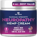 Neuropatický krém Dr. JOEL - Maximální síla Nerve Relief Cream pro nohy, ruce, nohy - 4 OZ Large - Vyrobeno v USA