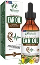 Organický ušní olej pro ušní infekci - Přírodní Earddrops for Uar Pain, Plavec 's Uar & Wax Removal - Děti, dospělí, Baby & Dog Earche Remedy - Ušní kapky s Mullein, Česnek vyrobený v USA
