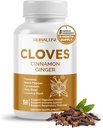Hřebíček Skořice Zázvor - Podpora trávení zdraví, imunitní systém, Respirační Wellness - Made and Tested v USA