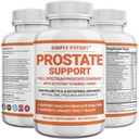 Prostatní doplňky pro muže, Saw Palmetto Prostate Health Support w / 33 Vitamíny & Byliny - Beta Sitosterol Plus B6, Selen & Zinek pro zdravé močení Frekvence & Flow & Správný spánek (60 Kapsle)