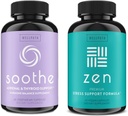 WellPath Zen Stress & Hormon Support Bundle - Bylinné Stress Relief & Hormon Balance doplňky - 60 Cts Každý