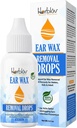 Ekologické odstraňovače ušních vosků pro ucpané uši - Přírodní čistič ušních vosků olej pro děti, dospělý, dítě - Earwax odstraňující tekutý roztok pro nezacpávání uší, Ušní úleva, Ušní zdraví (Made in USA)