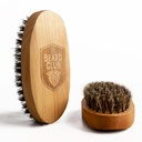 Vousy Klub pánské kanec Bristle kartáč - Birchwood grooming nástroj pro styling, zkrocení a zdravé vousy růst