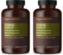 Prvky Lysinový komplex s vitaminem C pro podporu imunitního zdraví, Vegetariánské, 65 Služeb, 195 Počet (Balení květen Vary) (Balení po 2)