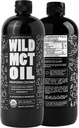 Wild MCT Oil Organic Coconut - 32 fl oz - ze 100% přírodní kokos - Flavorless & Odorless C10 / C8 MCT Olej pro energii a kognitivní podporu - Keto- Friendly - Perfektní pro kávu, třepání a recepty