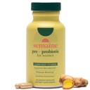 Semaine Super Powered Prebiotic + Probiotic for Women, Efektivní 3- in-1 Multi- Action Formule to Nourish Gut Health, Soothe IBS, Support Bloat Relief & Immunity Boost, Clinically-Studied (60 ct)