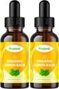 Organic Lemon Balm Liquid Extract for Immunical Support - Lemon Balm Tincture for Mood & Relaxation Support - Organic Tincture Leaf Drops for Dospělí & Kids Dieth Supplement - 2OZ - 2 Pack