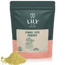 Lily of the Valley Fennel Seed Extract Powder - Skvělé pro vaření, saláty a čaj - 100% syrové sourced z Indie - Vegan & gluten- Free - Baleno v Resealable Pouch (8oz, 226g)