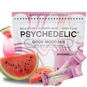 Good Mood Mix - Vodní meloun - Powder Packets - Calming Kava Drink Mix - Easy Open Single-Serving - Ochucený Kava Powder - Mucuna Pruriens - Stevia - Nealkoholický Adaptogen Mocktails - 14 Stick