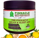 Pinnacle Relax & Sleep Supplement, Spánek Supplement s melatonin, Valerian Root, Ashwagandha, L Theanine, zinek, GABA & Magnesium pro uklidnění, Přírodní Lemon Tea Flavoring (30 Služeb)