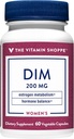 Vitamin Shoppe DIM s BioPerine - podporuje hormonální rovnováhu & Estrogen metabolismus - 200 MG (60 Vegetariánské kapsle)