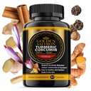 GOLDEN SAFFRON Kurkumin dodatek s bioperínou, Saffron, Skořice, a Ginger - vysoká potence, Non-GMO, gluten- Volný dodatek pro lepší účinnost. Vyrobeno v USA