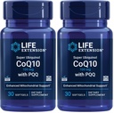 Life Extension Super Ubiquinol CoQ10 s PQQ, CoQ10, PQQ, shilajit, Heart Health, Cellular Energy Support, 8X Better Absorpce, Gluten- Free, 100 mg, 30 softgelů (Balení po 2)
