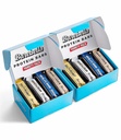 Barebells Protein Bars Variety Pack - 12 hrabě, Pack of 2 - Protein Snacks with 20g of High Protein - Chocolate Protein Bar with 1g of Total Sugars - Perfektní na Go Protein Snack & Breakfast Bary