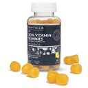 Částice kůže Vitamin Gummies, Lepek Volný denní dodatek pro zdravou pokožku podporu, mužský dodatek Vyrobeno s vitamínem C, kolagen, Biotin & zinek, Lemon Flavor, 60 Gummies, 1 měsíc Dodávka