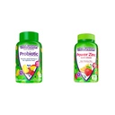 Vitafuze Probiotické Gumové doplňky, Maliny, Peach a Mango Flavors, 35 Day Supply, 70 Count Power Zinek Gummy Vitamíny, Jahodové Tangerine Ochucené, 90 Počet