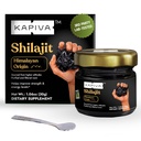 Kapiva 100% Čisté Himalájské Shilajit Resin (30gm), High Potency for men & Women Ibrahim 124; 120 Servings of 250mg Ibrahim 124; 80 + Trace Minerals, Upto 70% Fulvic Acid Ibrahi124; Authentic Ibrahim 124; Natural Energy & Imunitation Support