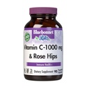Bluebonnet Nutrition Vitamin C- 1000 mg Plus Rose HIPS Zeleninové kapsle, pro imunitní zdraví, pro antioxidační ochranu, Soy Free, gluten Free, Non-GMO, Kosher, Dairy Free, Vegan, 90 Počet