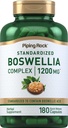 Piping Rock Bohwellia Extract Kapsle 124; 180 Počet 124; Bylinný dodatek 124; Standardizované Komplex 124; Non- GMO, gluten zdarma