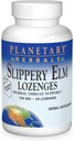 Planetární Herbals Slippery Elm Lozenges, Strawberry, 24 Počet