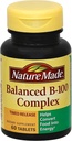 Nature Made Balanced Vitamin B- 100 Komplexní tablety 60 ea (Balení po 5)