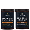 Starověké nutriční kostní protein prášek, slaný karamel, 20 porcí + porce kostní bílkoviny, čokoláda, 20 porcí